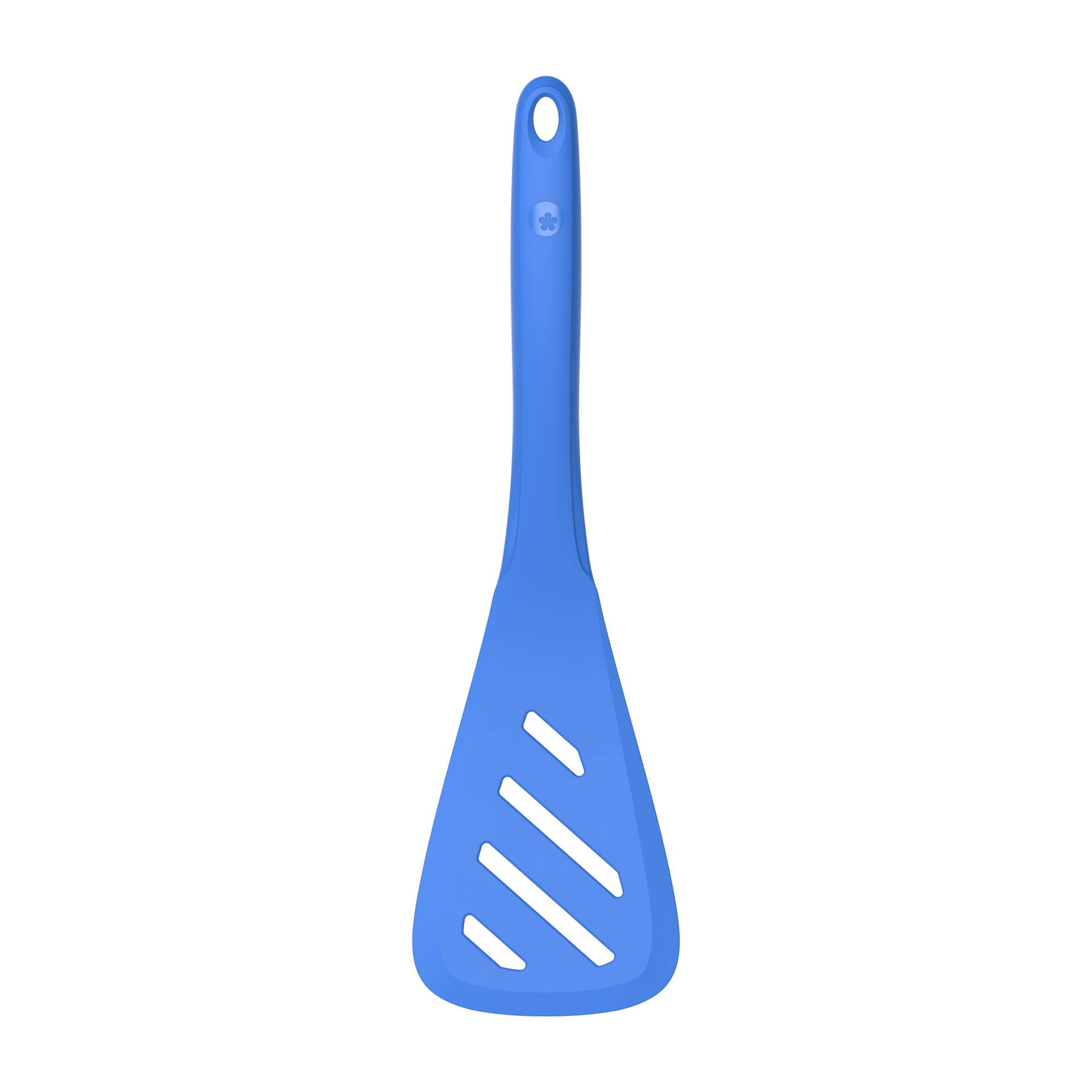 Kochblume Design Schlitzwender L blau