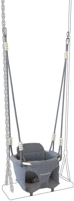 Hudora Schaukelaufsatz Toddler, grey 72103