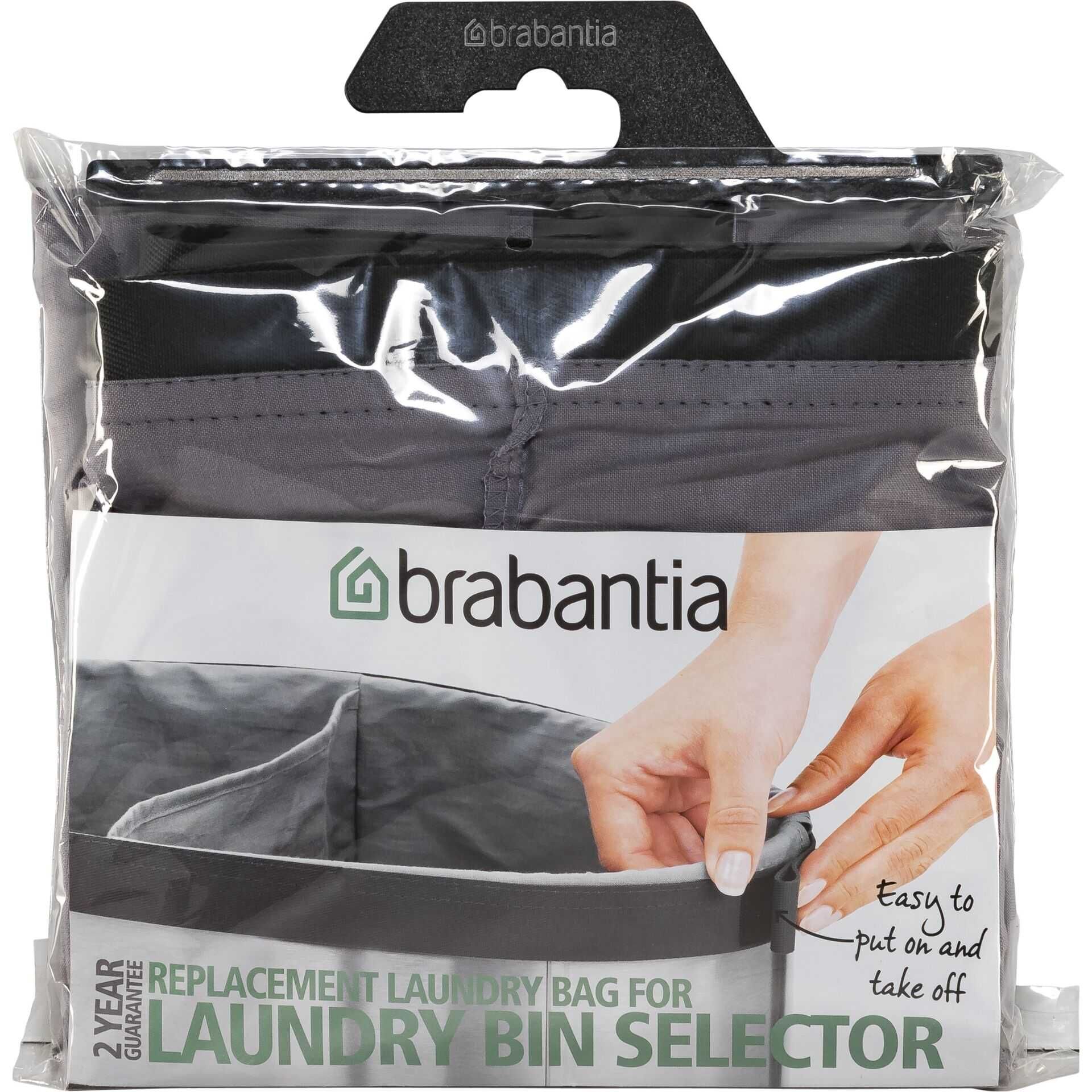 Brabantia Wäschekorb-Sack Ersatz f. Wäschebox Selector 55L  Grey