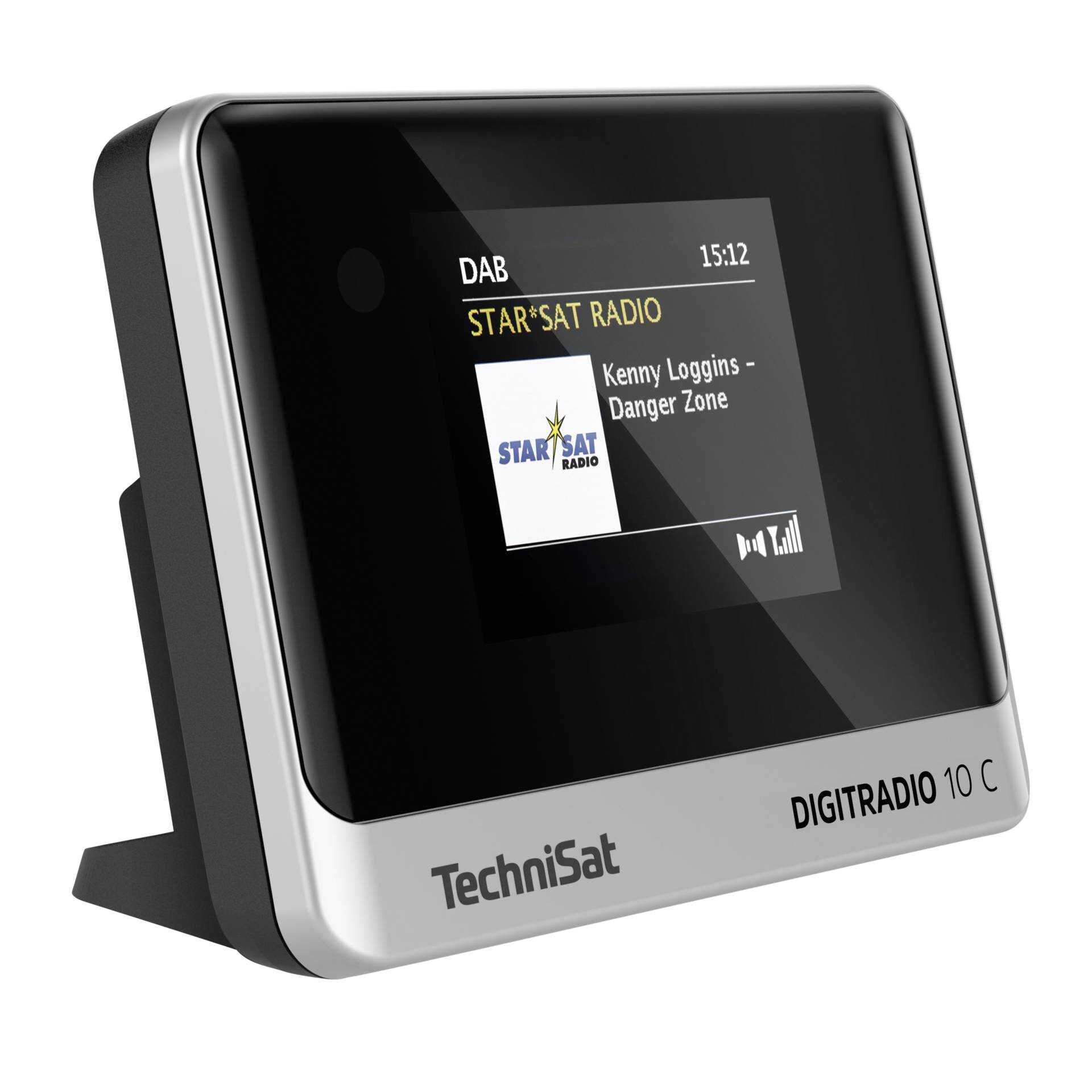 Technisat DigitRadio 10 C 0000/3945 / FM u. DAB+ / schwarz/silber