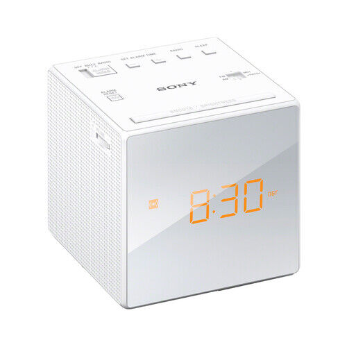 Sony ICF-C1 Uhrenradio (LED-Display, Alarm) weiß