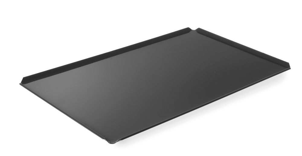 HENDI Backblech GN 1/1 - mit 4 Aufkantungen, 325x530x(H)10mm