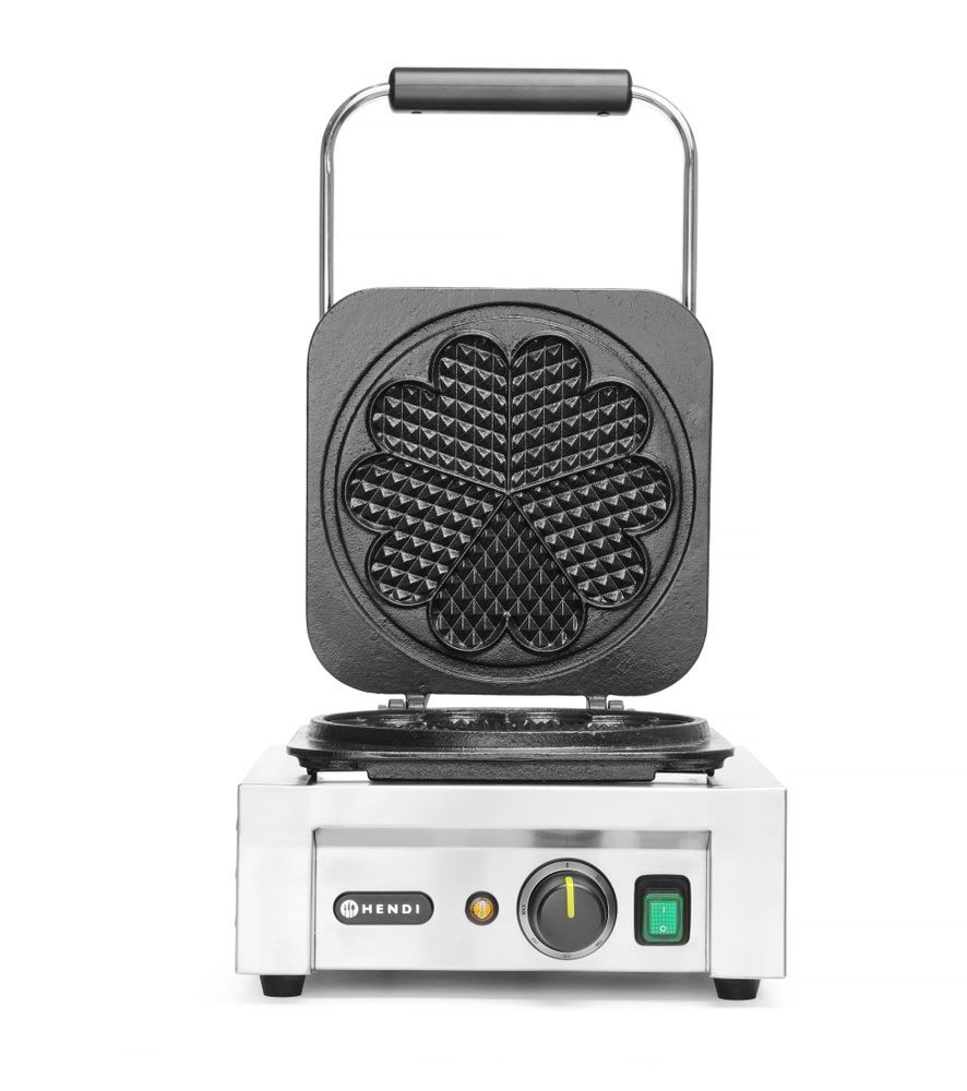 HENDI Waffeleisen 'Herz', 230V/2200W, 330x543x(H)251mm