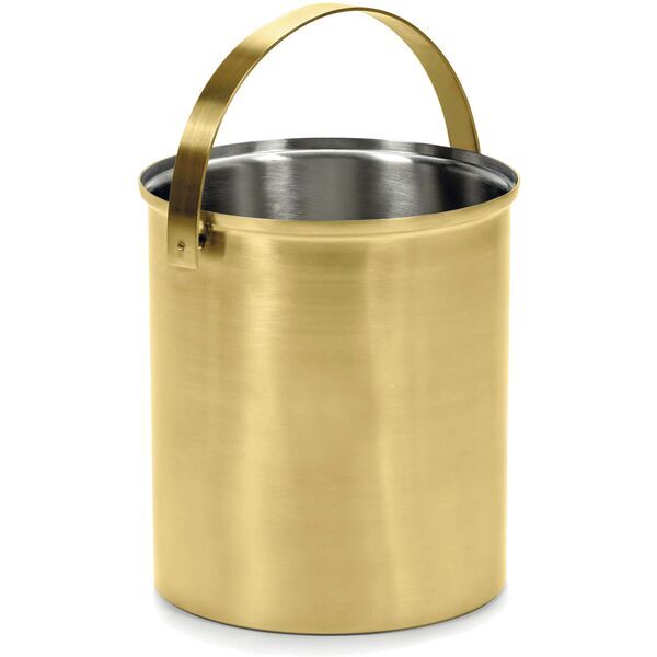 SERAX Eiseimer L  gebürstet, Gold PVD, Höhe: 210 mm, ø: 185 mm