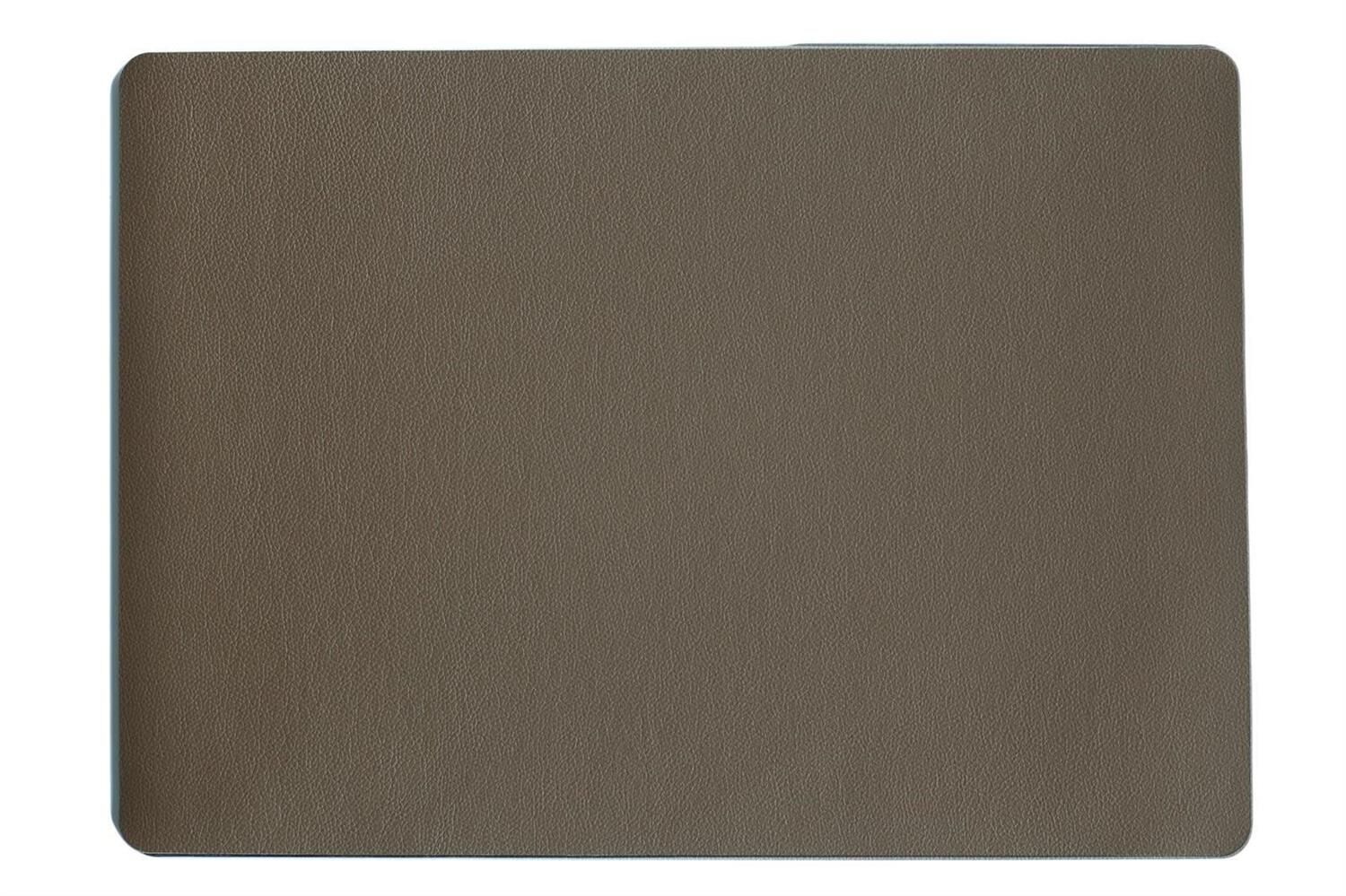 ASA Tischset, braun  46 x 33 cm, leather optic