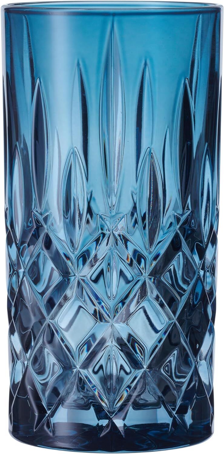 Nachtmann Longdrinkgläser-Set Noblesse Vintage Blue (2-teilig)