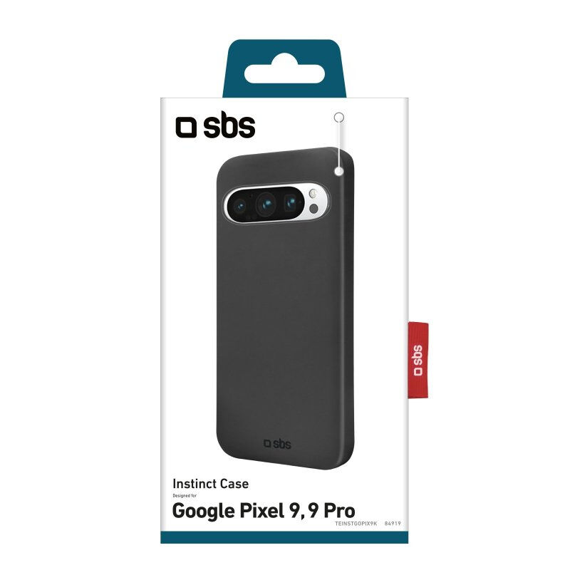 SBS TEINSTGOPIX9K, Cover, Google, Pixel 9/9 Pro, 16 cm (6.3"), Schwarz