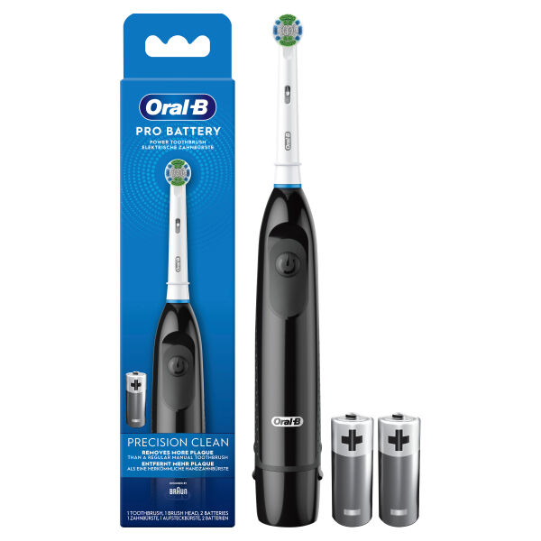 Oral-B Batteriezahnbürste Adult schwarz