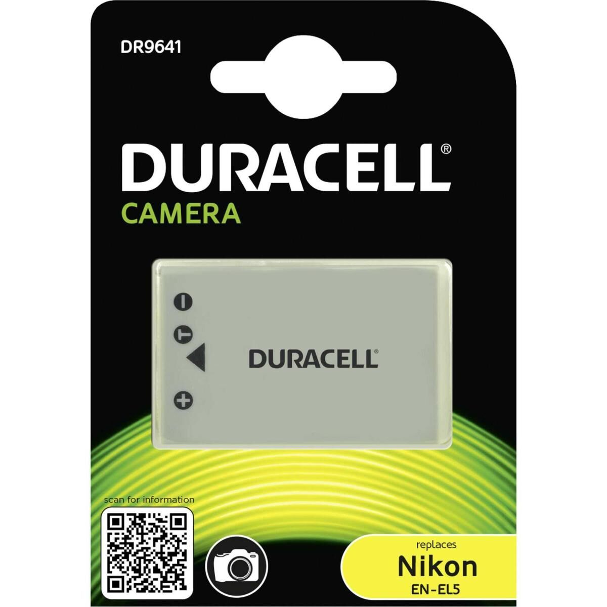 Duracell - Batterie - Li-Ion - 1150 mAh - für Nikon Coolpix 5900, 7900, P100, P3, P4, P5000, P5100, P520, P530, P6000, P80, P90, S10