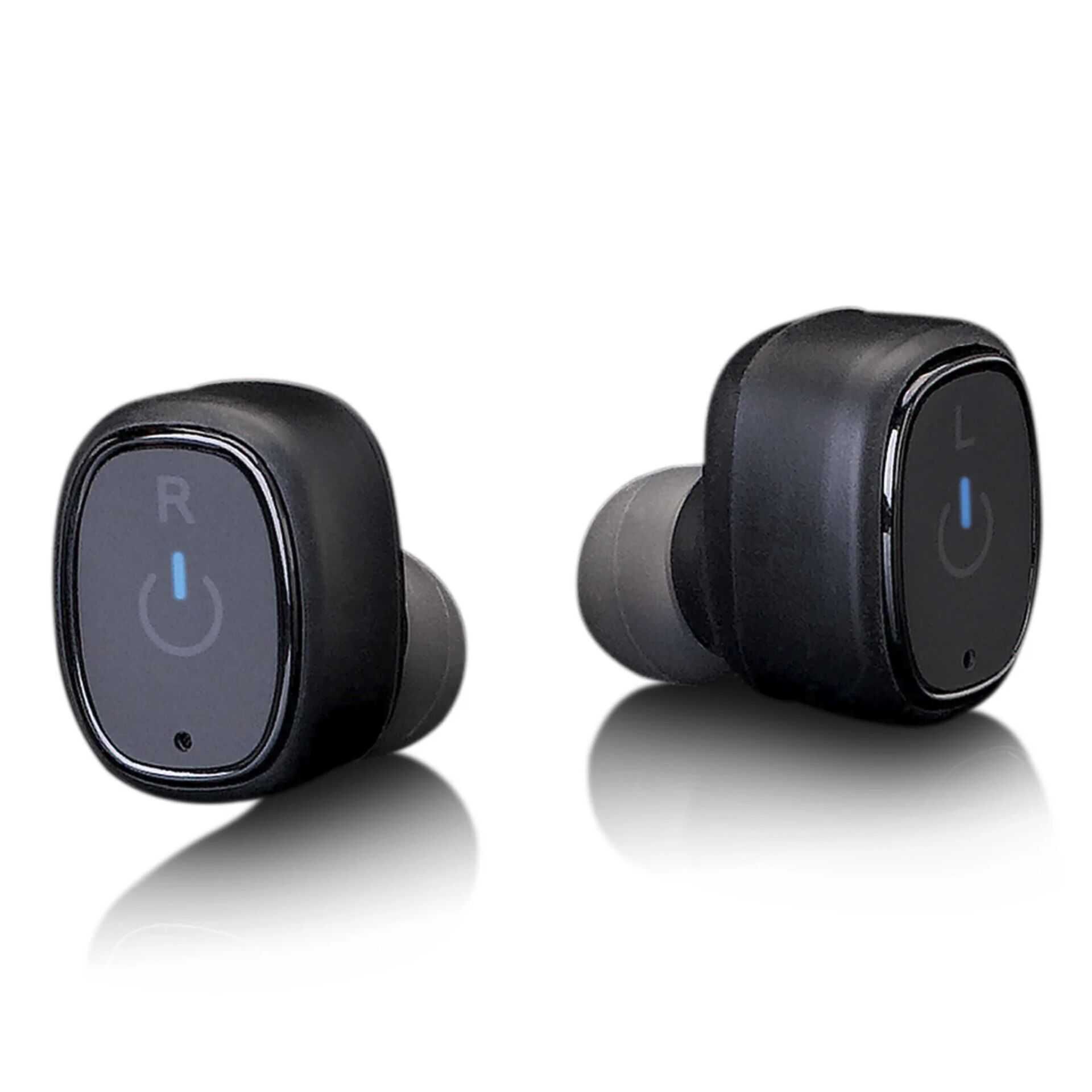 Lenco EPB-440 - True Wireless-Kopfhörer mit Mikrofon - im Ohr - Bluetooth - Schwarz