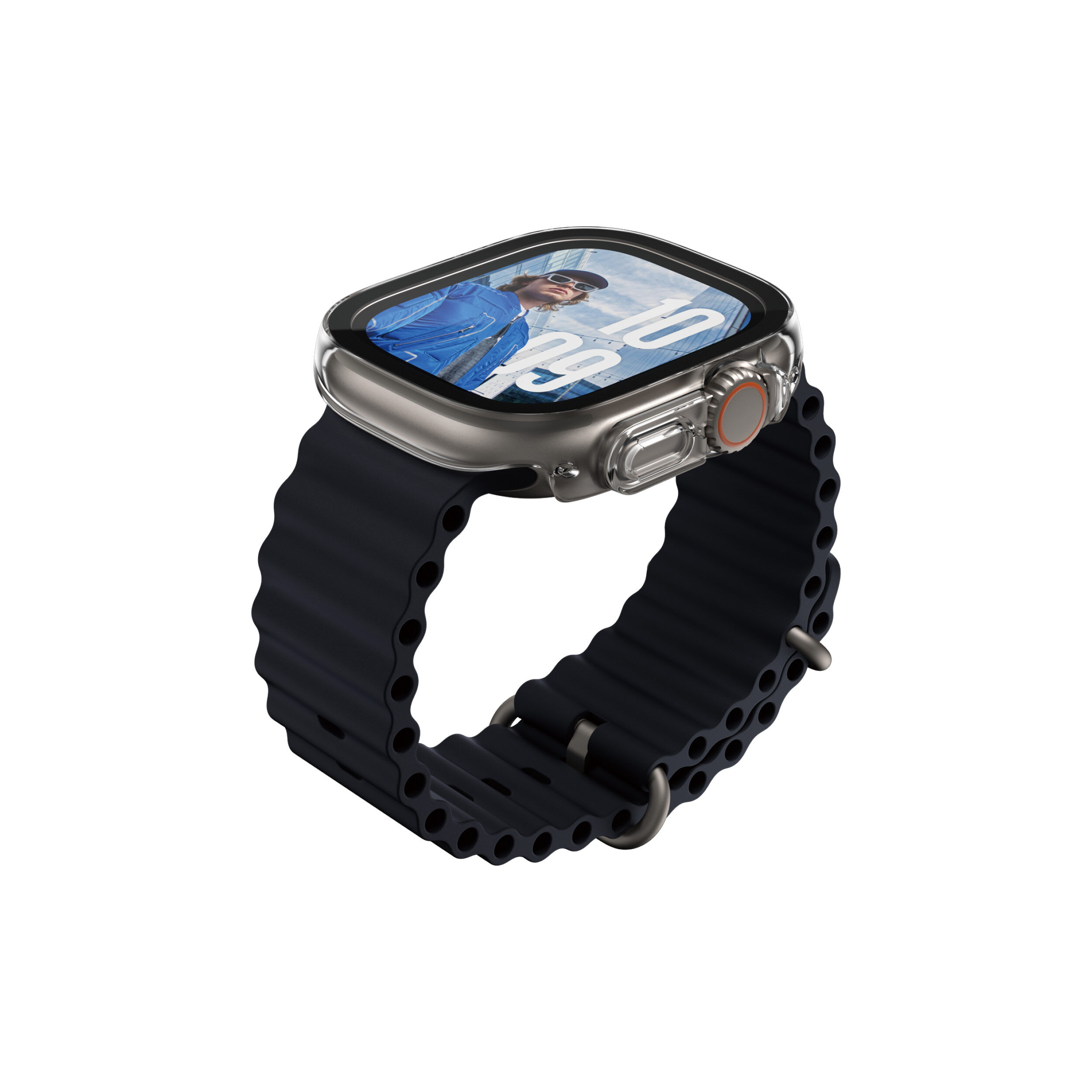 PanzerGlass ® Displayschutz Snappie Full Body Slim Transparent Apple Watch 2025 49mm | Ultra | Ultra 2, Apple, Apple - Watch Ultra 2, Trockene Anwendung, Kratzresistent, Schockresistent, Transparent, 1 Stück(e)