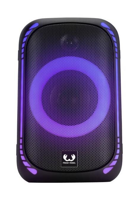 Fresh 'n Rebel Party Speaker Medium tragbarer Bluetooth-Partylautsprecher mit Lichteffekten, IPX7 wasserdicht