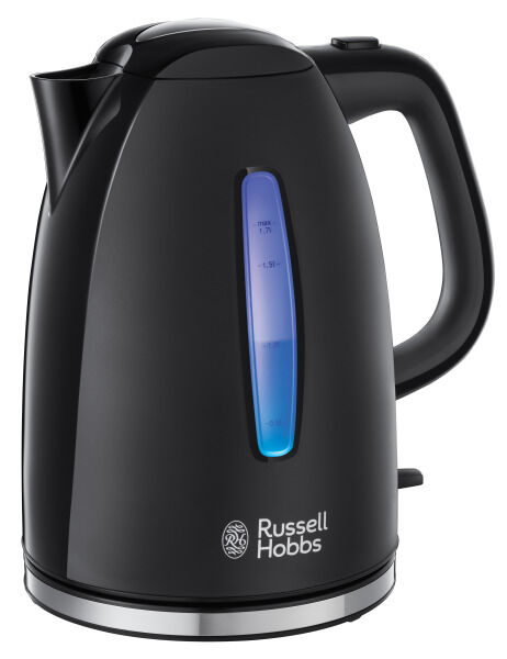 RUSSELL HOBBS Wasserkocher Textures Plus 1,7 Liter 2400Watt schwarz