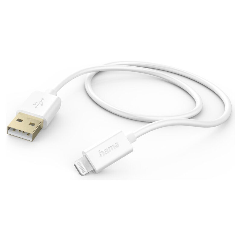 Hama Ladekabel USB-A -Lightning ws (weiss)