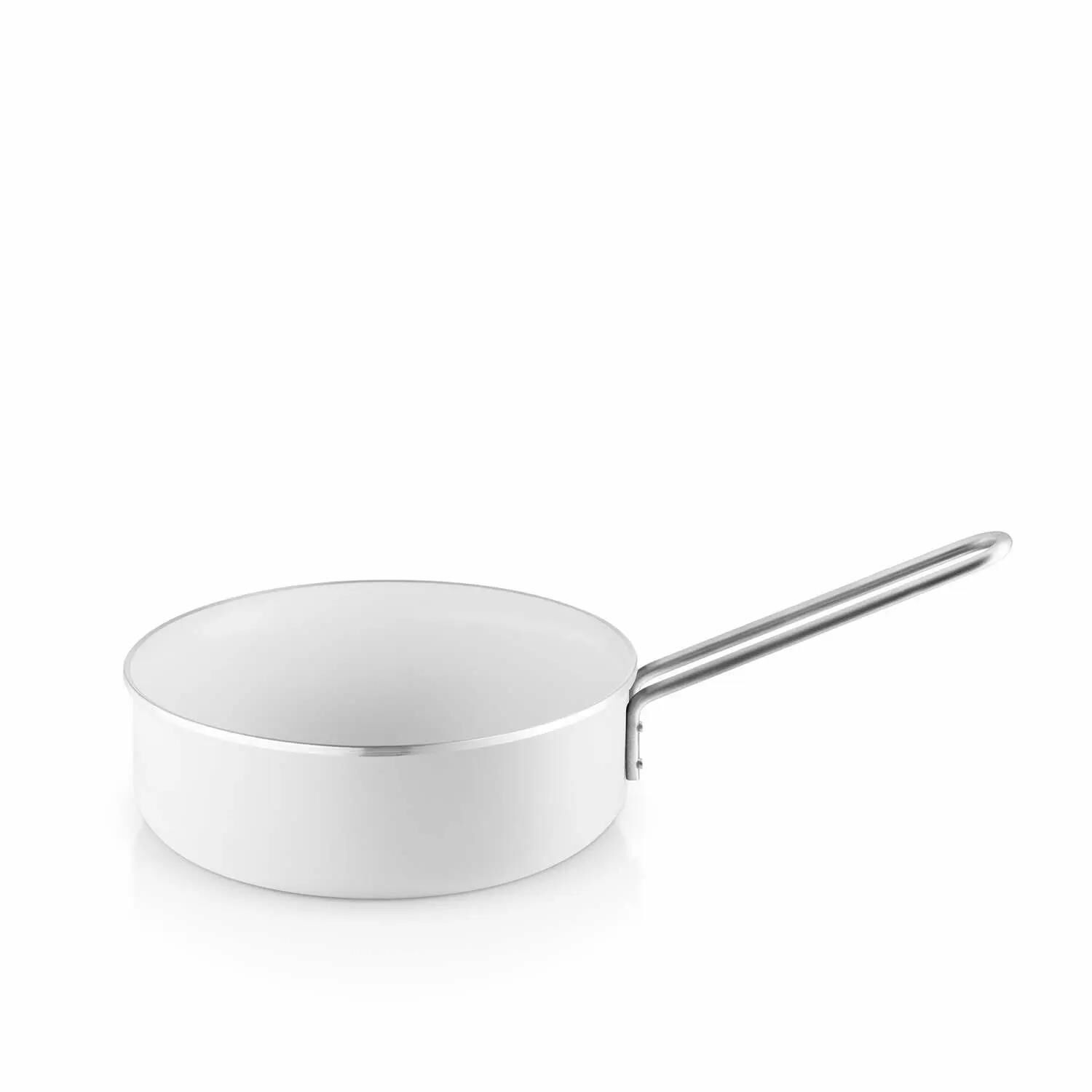 Eva Solo White Line Sauteuse - 24 cm - keramischer Slip-Let®-Antihaftbeschichtung
