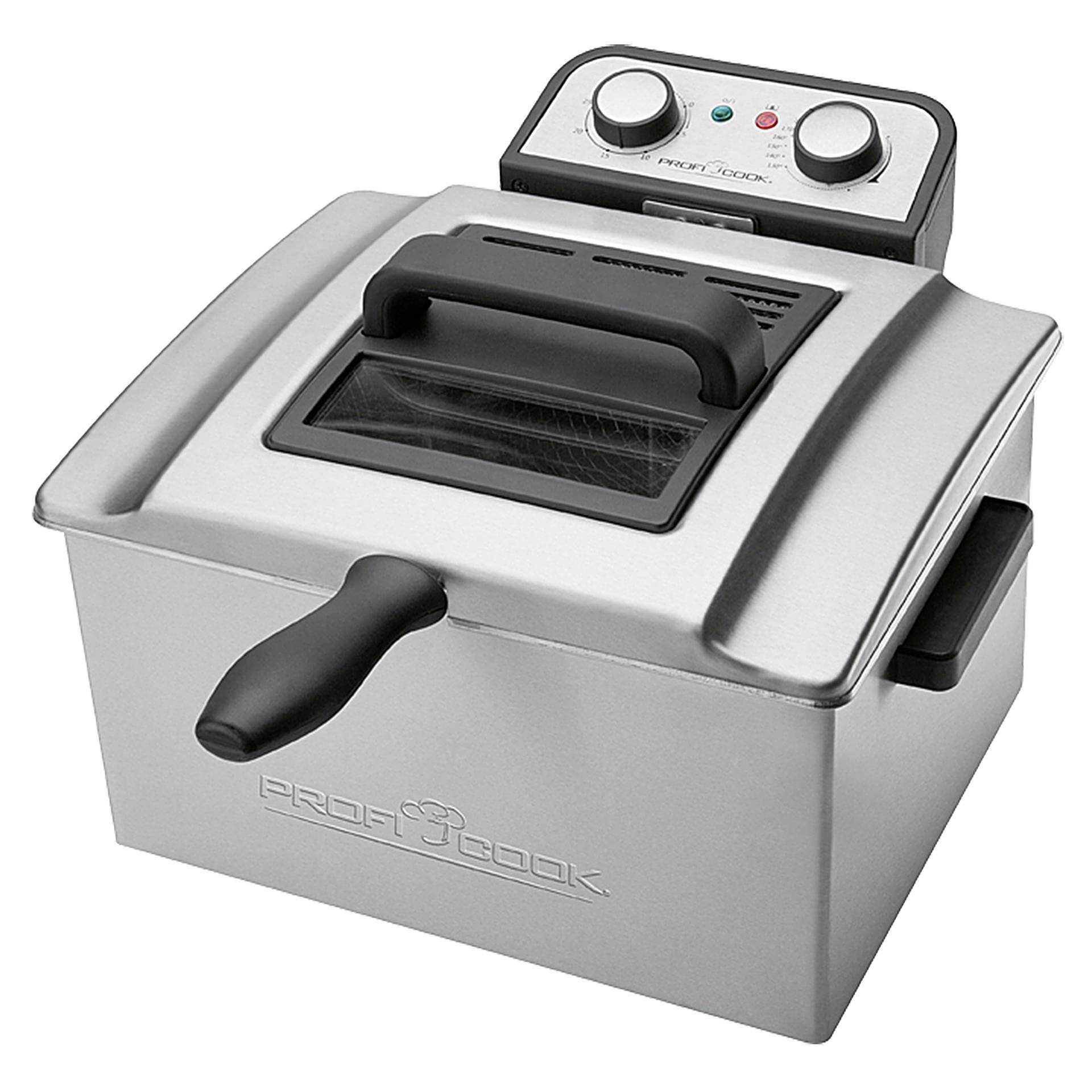 ProfiCook PC-FR 1038 - Fritteuse - 5 Liter - 3000 W - Edelstahl/Schwarz