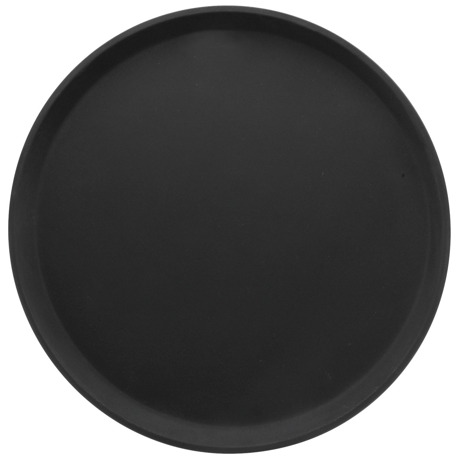 CAMBRO Serviertablett rutschfeste Gummioberfläche, rund, ø: 280 mm, schwarz