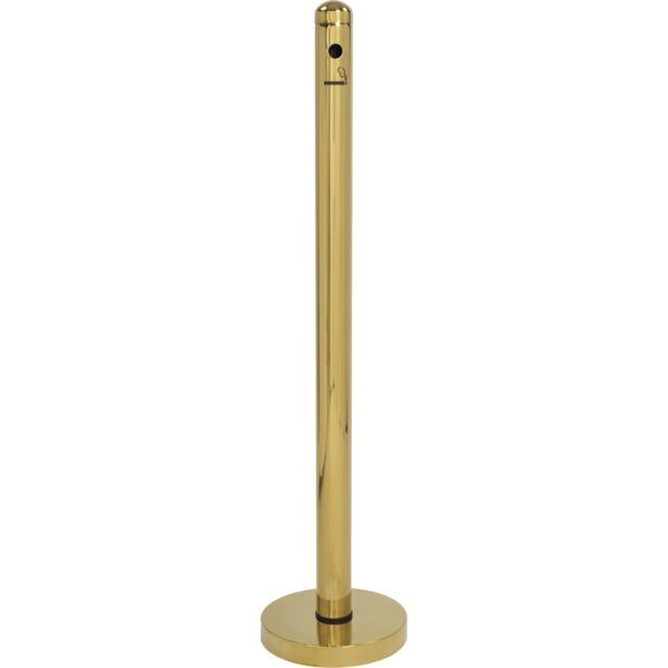 Aschenbecher-Set, Edelstahl witterungsbeständig, gold