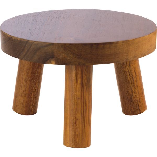 APS Element Buffetständer Akazienholz, Höhe: 100 mm, ø: 150 mm