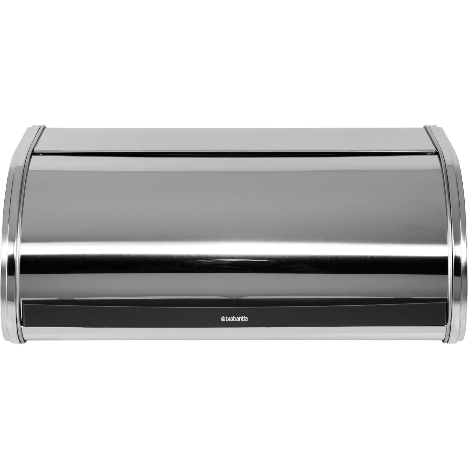 Brabantia Klappbrotkasten Front rund, Stahl glänzend