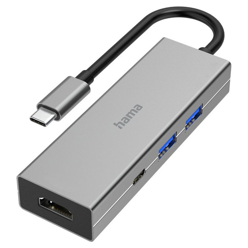 Hama USB-3.2-Type-C-Hub 4 Ports gr (anthrazit)