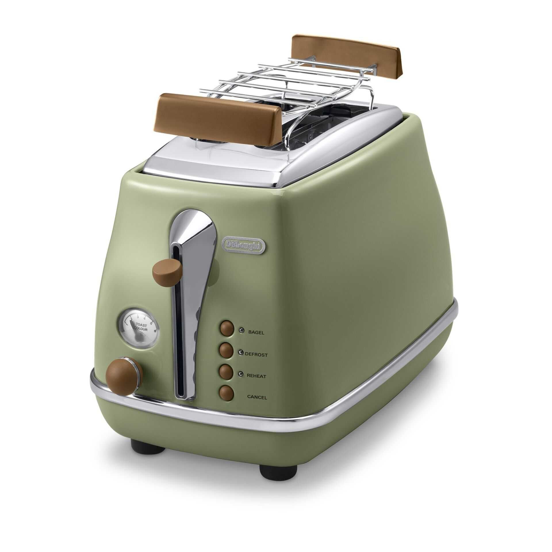 Delonghi  Toaster Icona Vintage, olive CTOV 2103.GR