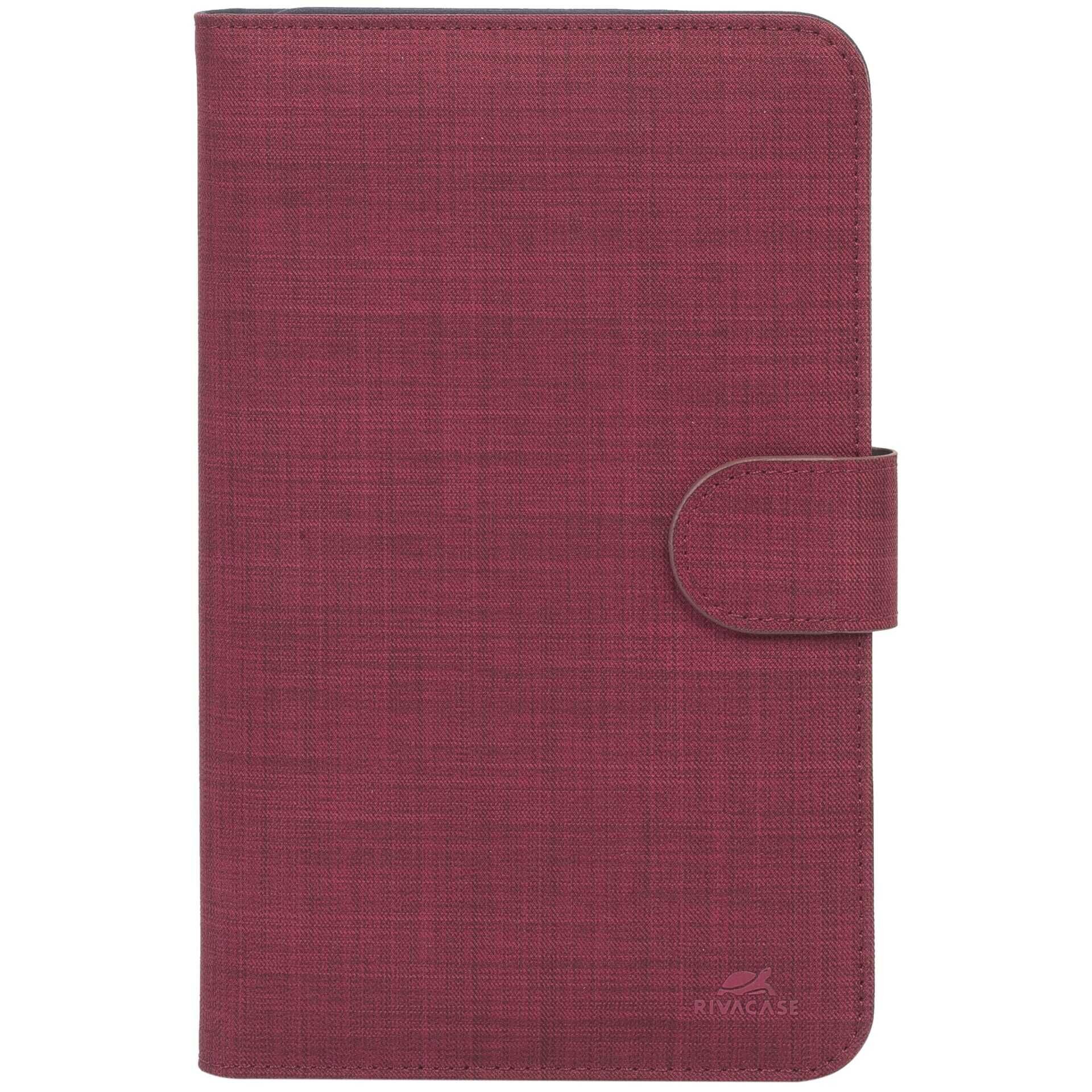 Riva Case Biscayne 3312 Universal - Flip-Hülle für Tablet / eBook-Reader - Polyester - Rot - 7"