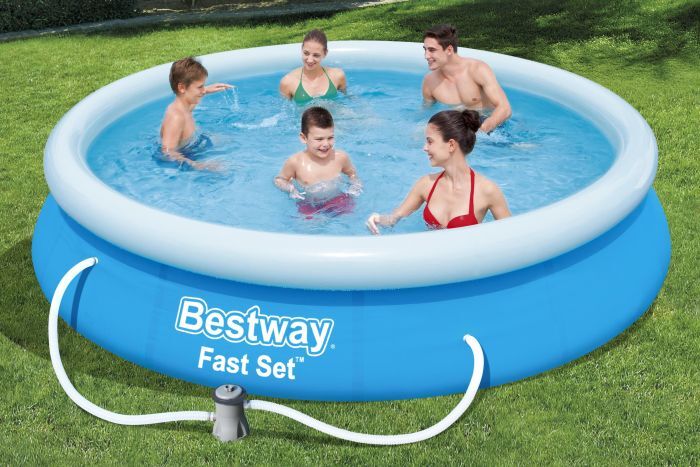 Bestway Fast Set™ Pool-Set, rund, mit Filterpumpe 366 x 76 cm 57274