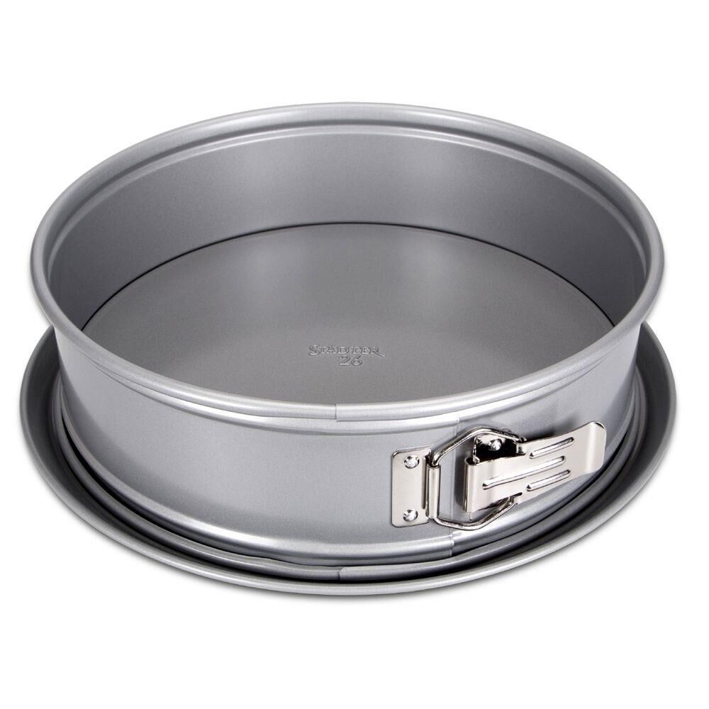 Städter Springform ø 28 cm / H 7 cm Silber mit Flachboden