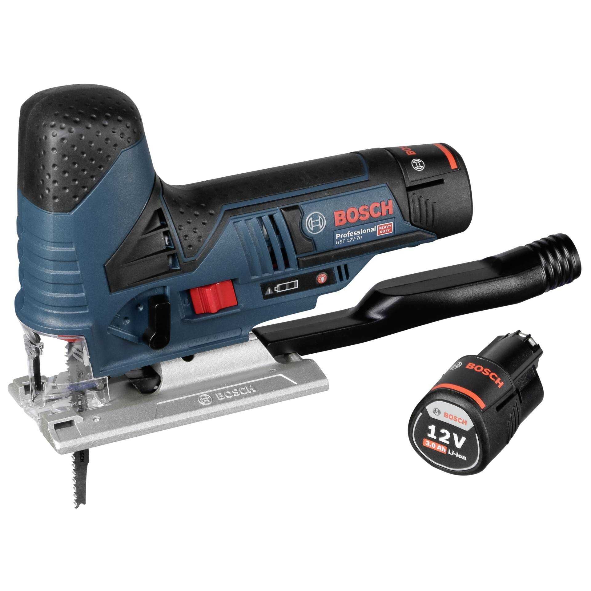 Bosch GST 12V-70 Professional - Stichsäge - schnurlos - 2 Akkus - 12 V