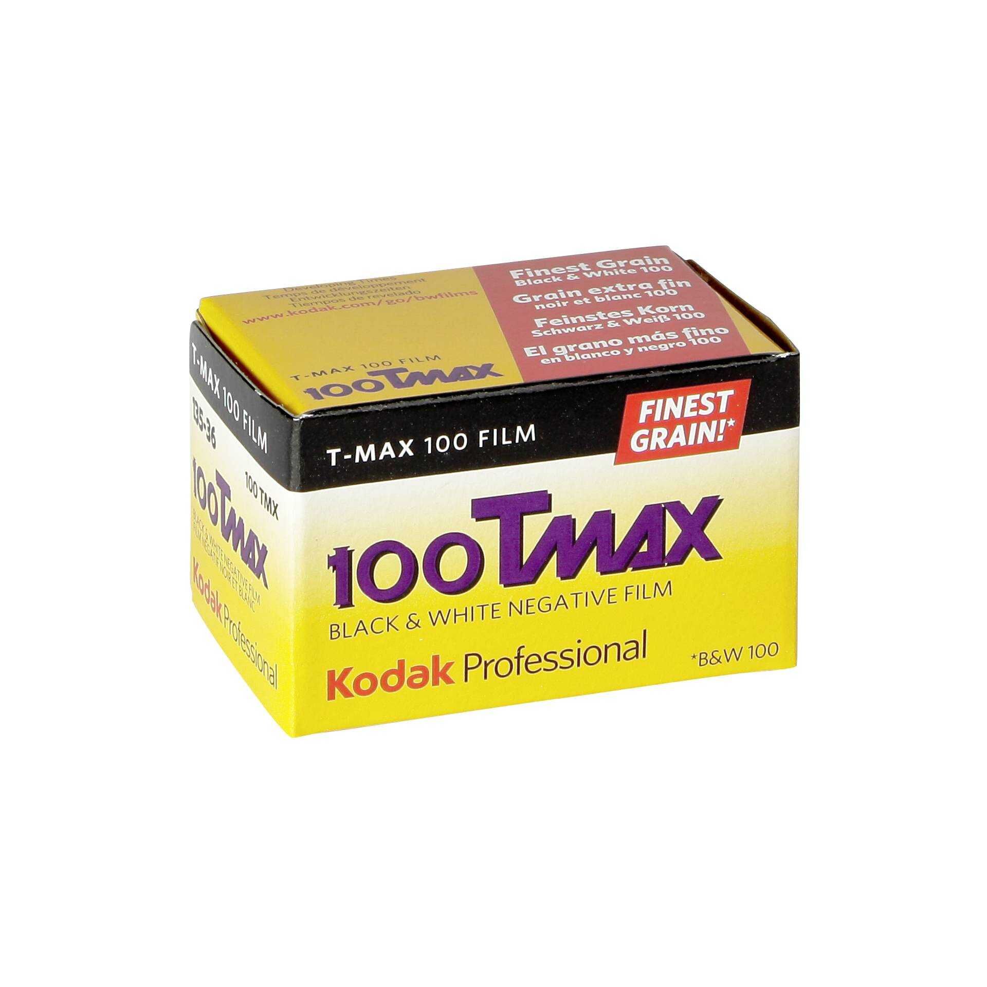 Kodak Professional T-Max 100 - Schwarz-Weiß-Negativfilm - 135 (35 mm) - ISO 100 - 36 Belichtungen