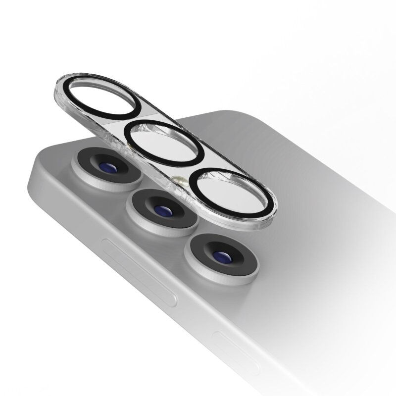 SBS TECAMGLSAS25, Linsenschutz, Transparent, Silikon, Gehärtetes Glas, Samsung, Galaxy S25, Kratzfest