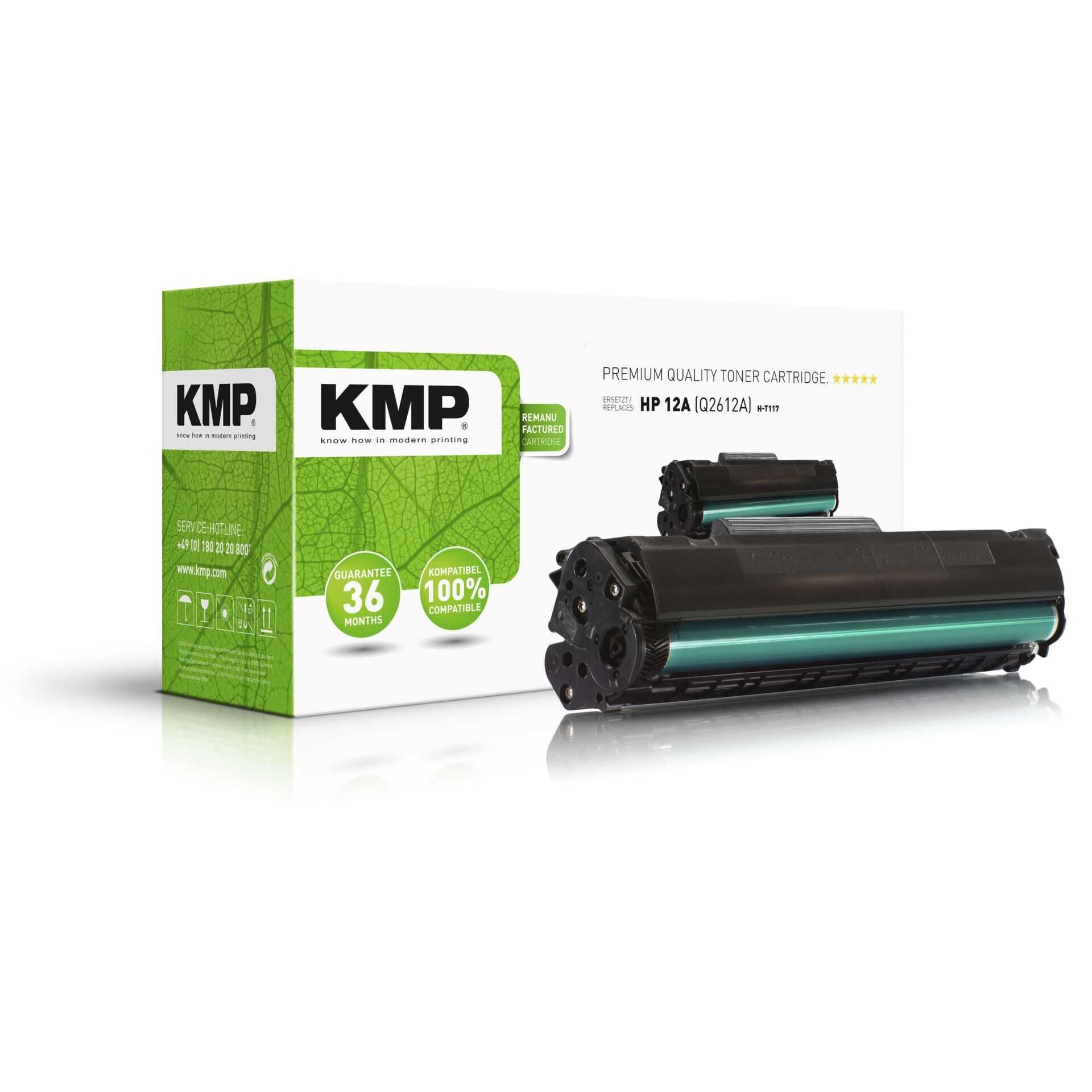 KMP H-T117 XXL-Cartridge - Schwarz - compatible - Tonerpatrone - für HP LaserJet 10XX, 30XX, M1005, M1319