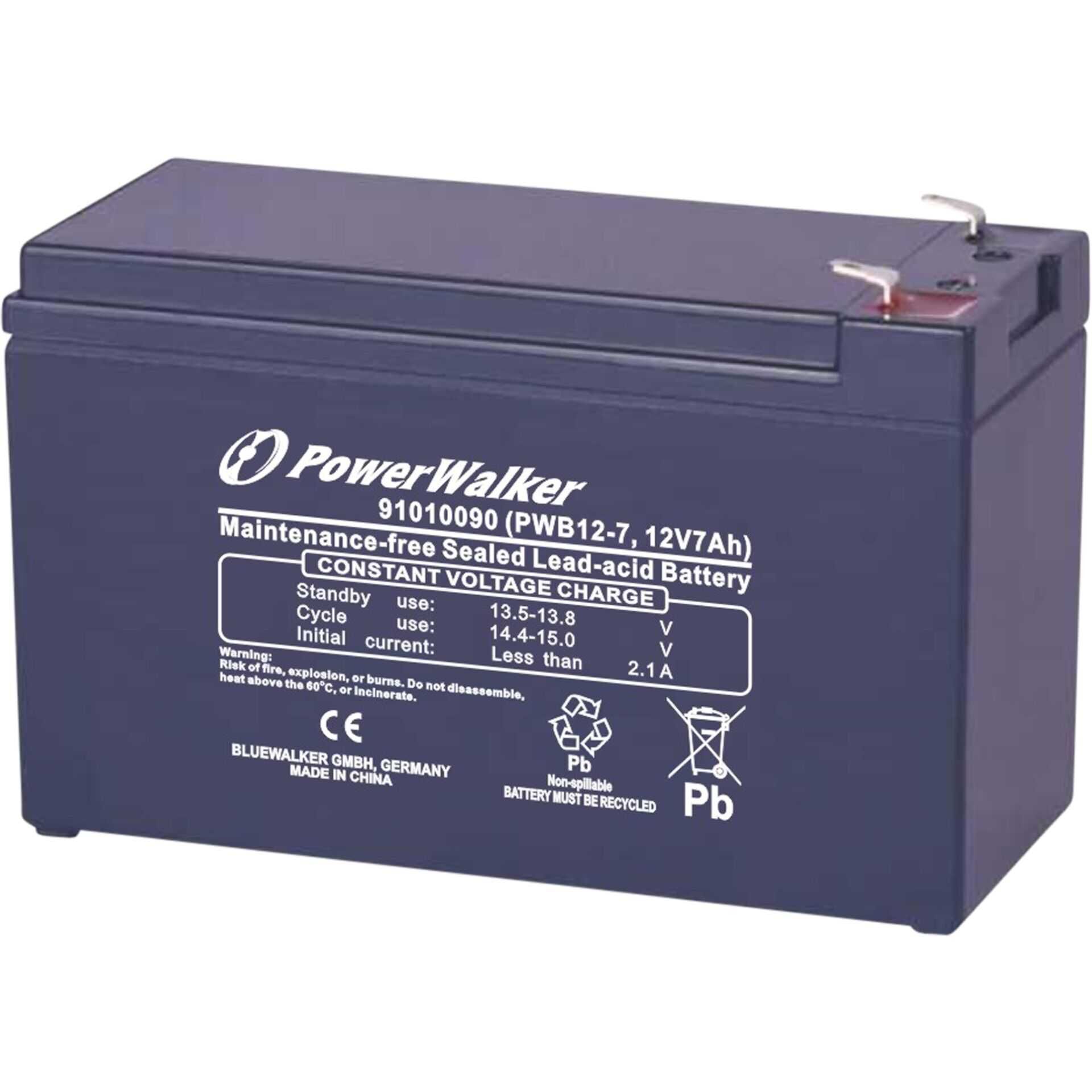 PowerWalker PWB12-7 - USV-Akku - 1 x Bleisäure 7 Ah