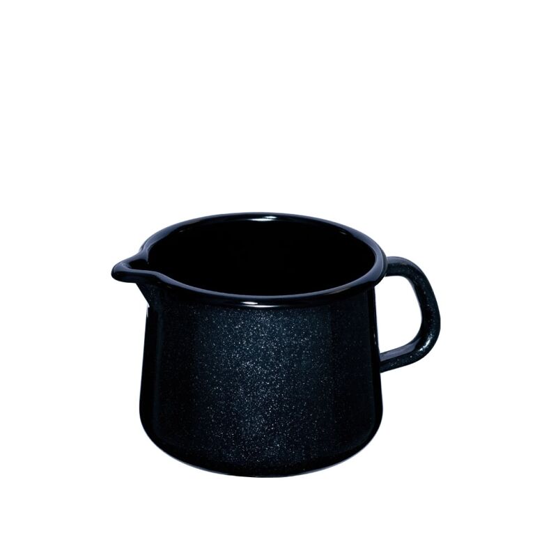 Riess Schnabeltopf Ø12cm 1,21L Black Magic Emaille