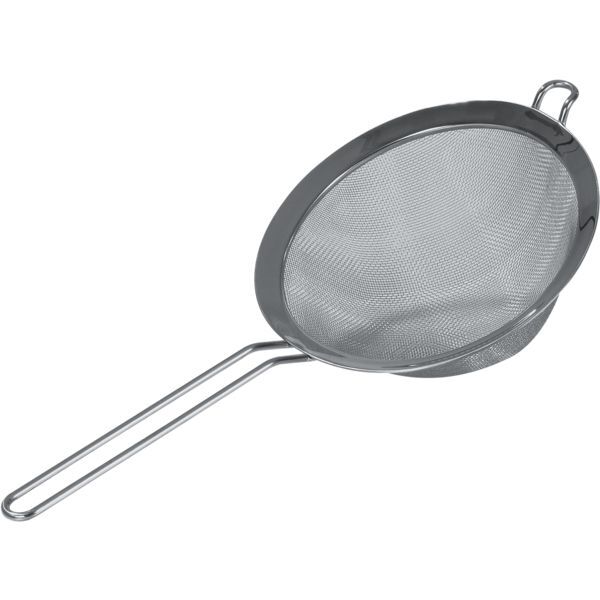 FACKELMANN  Sieb Flachrand, rostfrei, Länge: 190 mm, ø: 75 mm