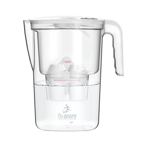 BWT Vida  Wasserfilter  Grösse 25.2 x 11.3 cm  Höhe 27.8 cm  2.6 Liter   Pure White