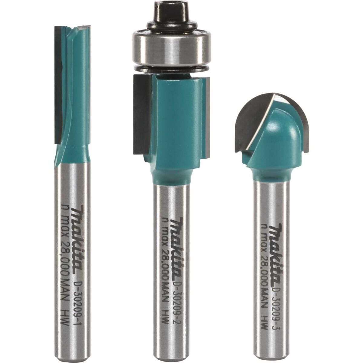Makita D-30209 Fräser-Set 3Stk