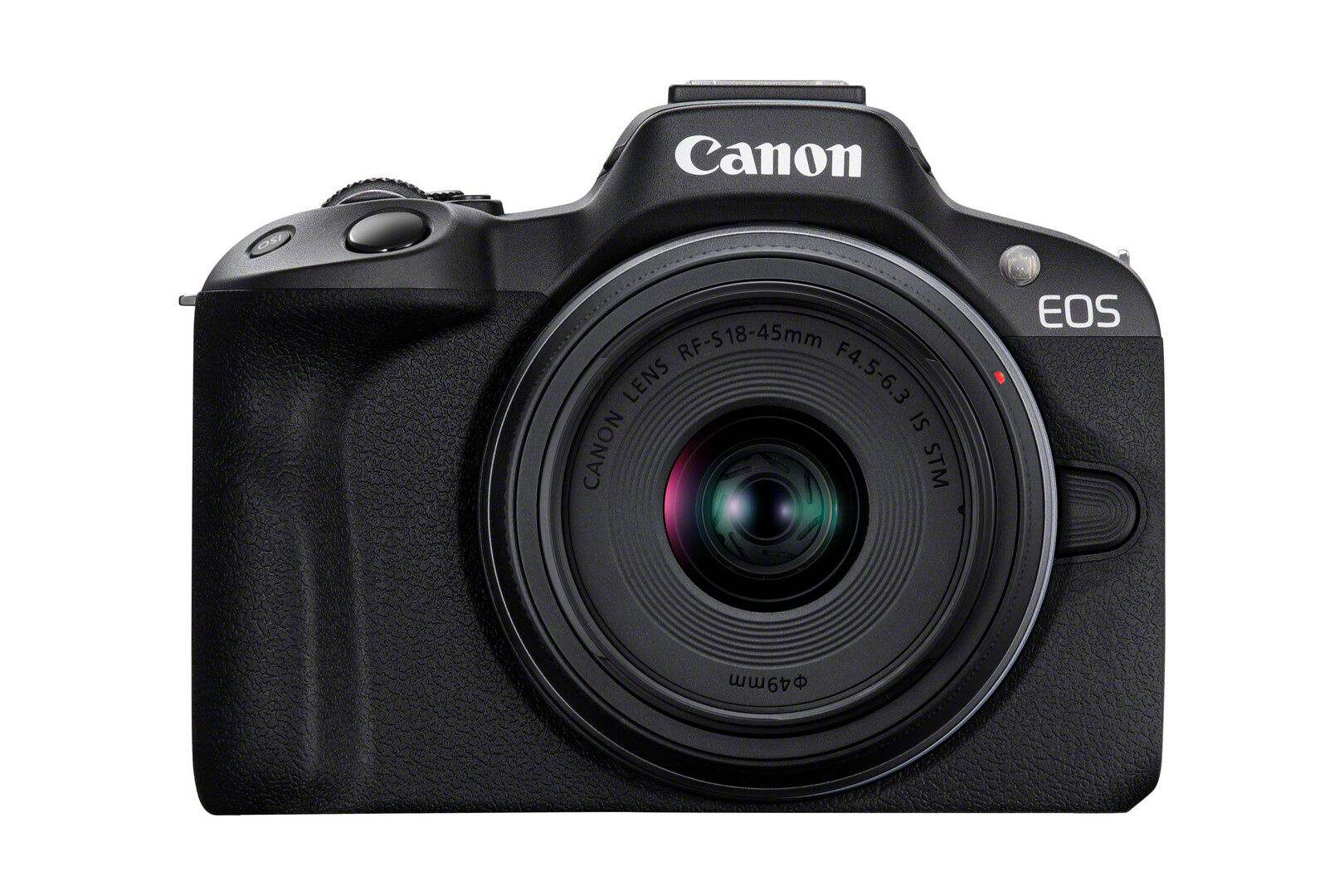 Canon EOS R50, Schwarz + RF-S 18-45mm F4.5-6.3 IS STM Kit, 24,2 MP, 6000 x 4000 Pixel, CMOS, 4K Ultra HD, Touchscreen, Schwarz