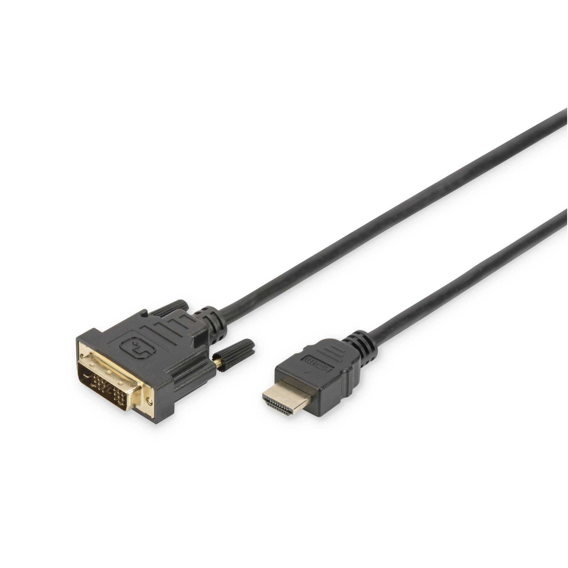 ASSMANN - Videokabel - HDMI / DVI - DVI-D (M) bis HDMI (M) - 2 m - Doppelisolierung