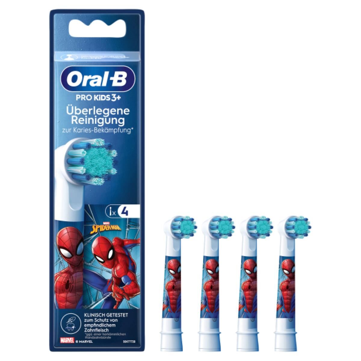 Oral-B Aufsteckbürsten Spiderman 4er