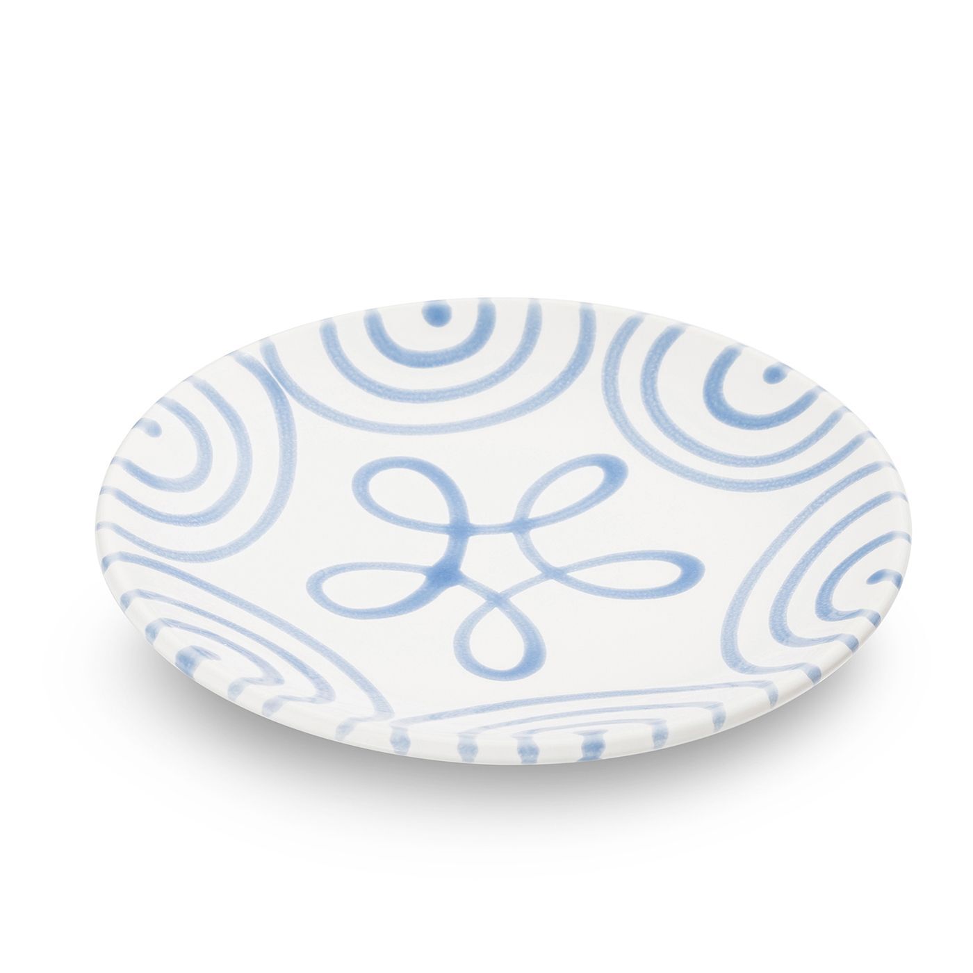 Gmundner Keramik Blaugeflammt, Unterteller Cup (Ø 15cm)