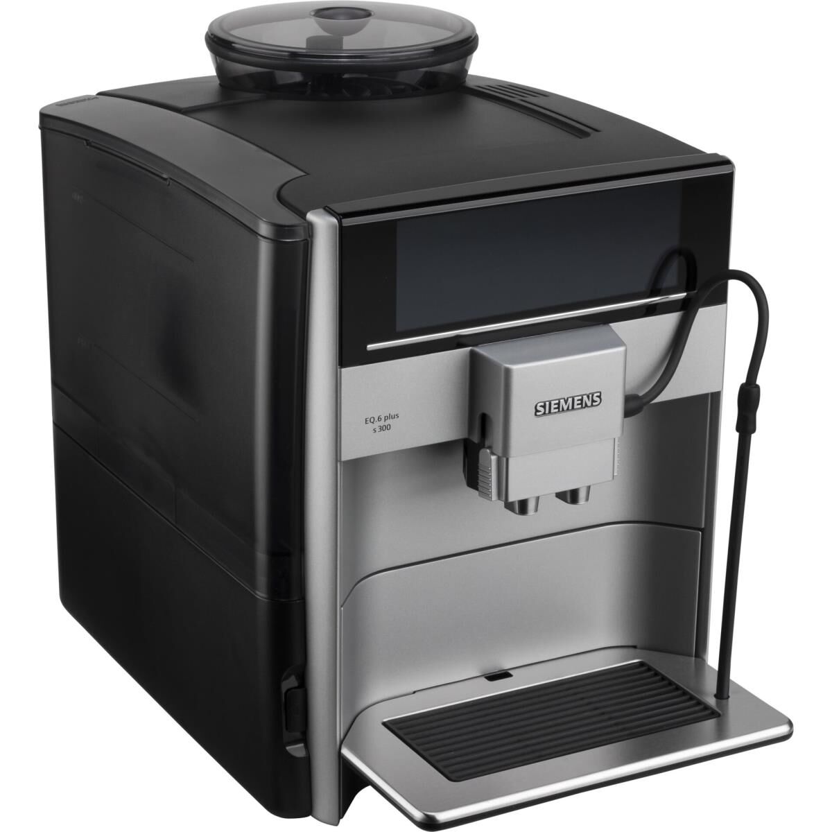 Siemens EQ.6 plus s300 TE653M11RW - Automatische Kaffeemaschine mit Cappuccinatore - 15 bar - Silber