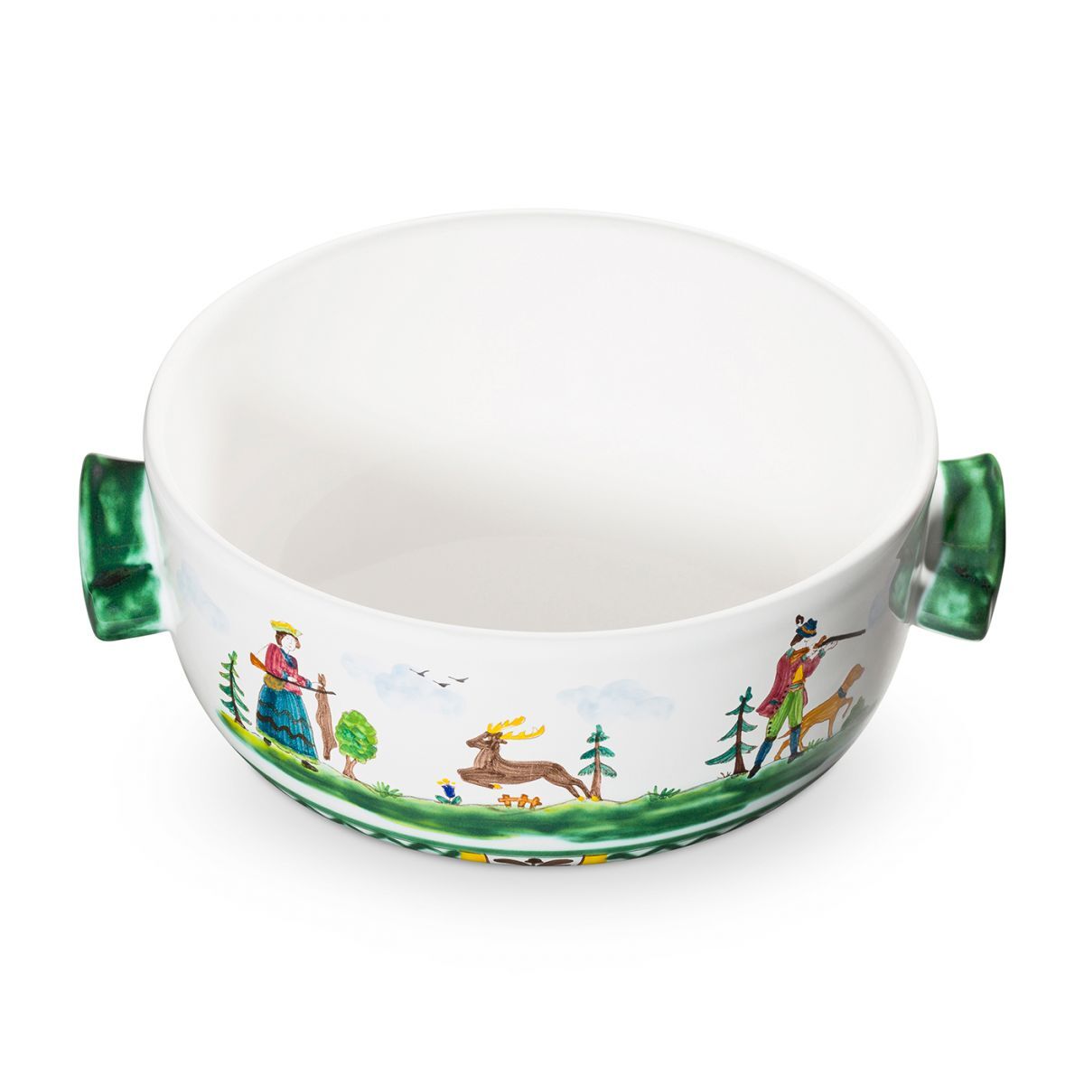 Gmundner Keramik Jagd, Unterteil Suppentopf