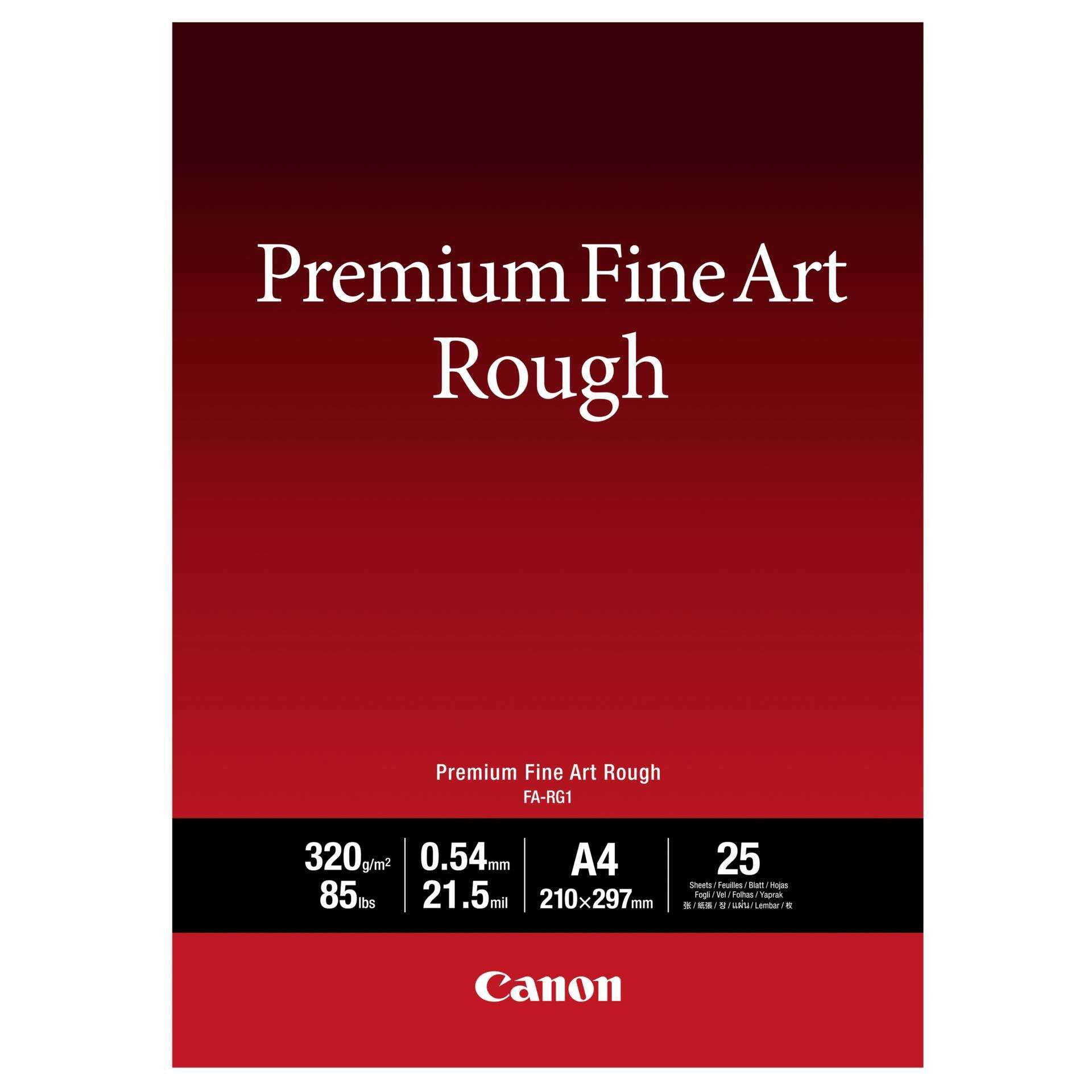 Canon Premium FA-RG1 - Rough - 21,5 mil - A4 (210 x 297 mm) - 320 g/m² - 25 Blatt Kunstpapier