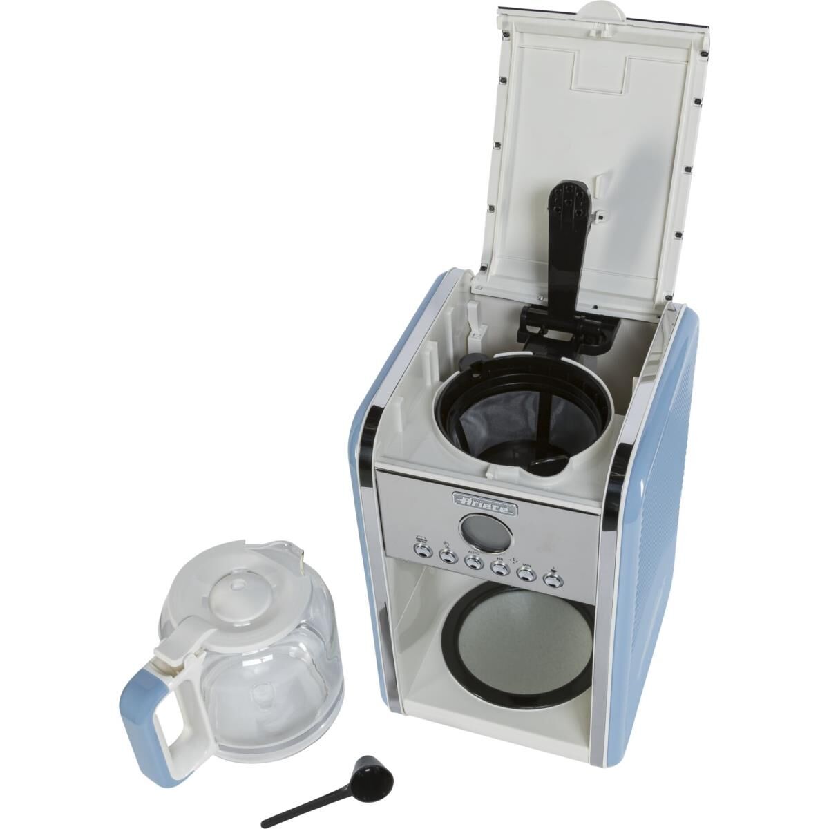 Ariete 1342 Vintage - Kaffeemaschine - 12 Tassen - Hellblau