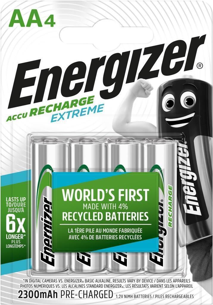 Energizer HR6 Akku Mignon 2300 mAh 4-er Blister