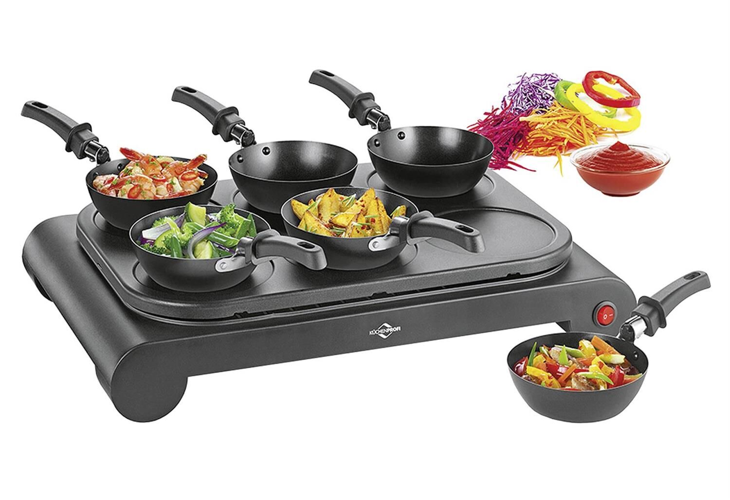 KÜCHENPROFI Pfännchen-Party Gourmet 6 Pfännchen