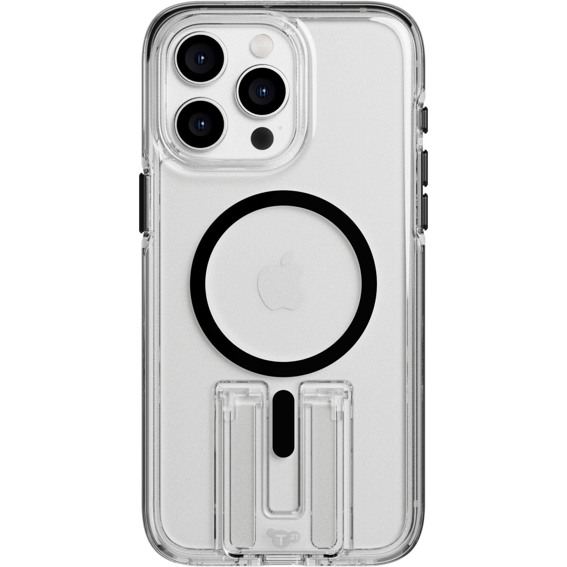 Tech21 EvoCrystal Kick Case MagSafe iP 15 Pro Max Clear/Blk