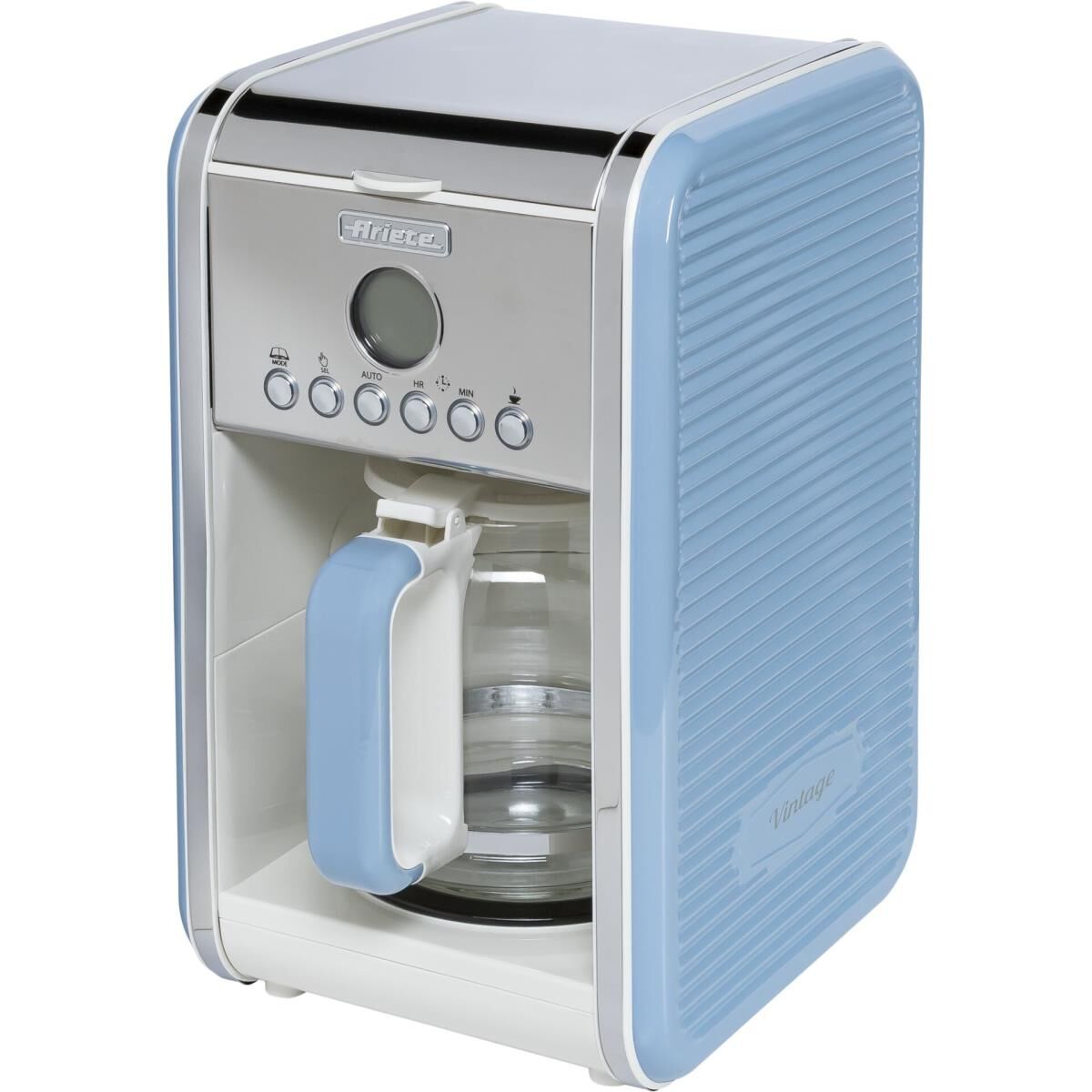 Ariete 1342 Vintage - Kaffeemaschine - 12 Tassen - Hellblau